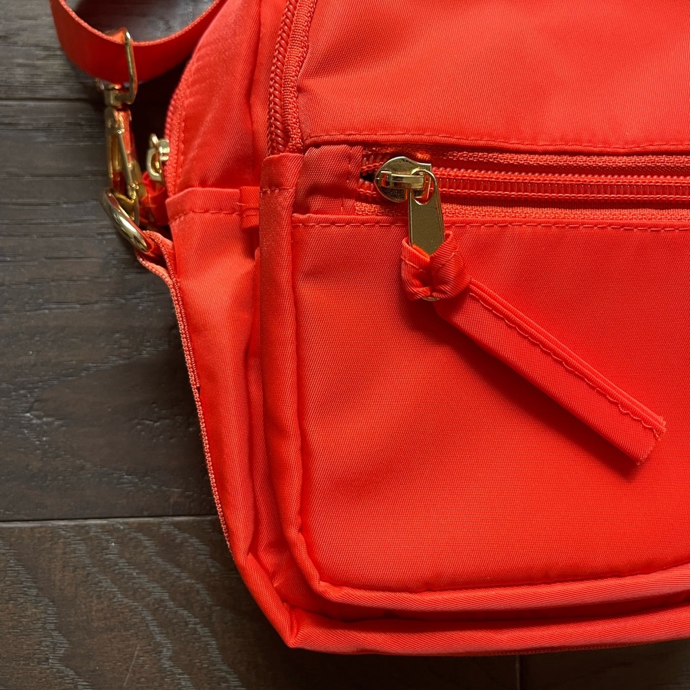 Punch Brand Over the Shoulder/ Crossbody/ Camera Bag Orange Like New! - Picture 3 of 5